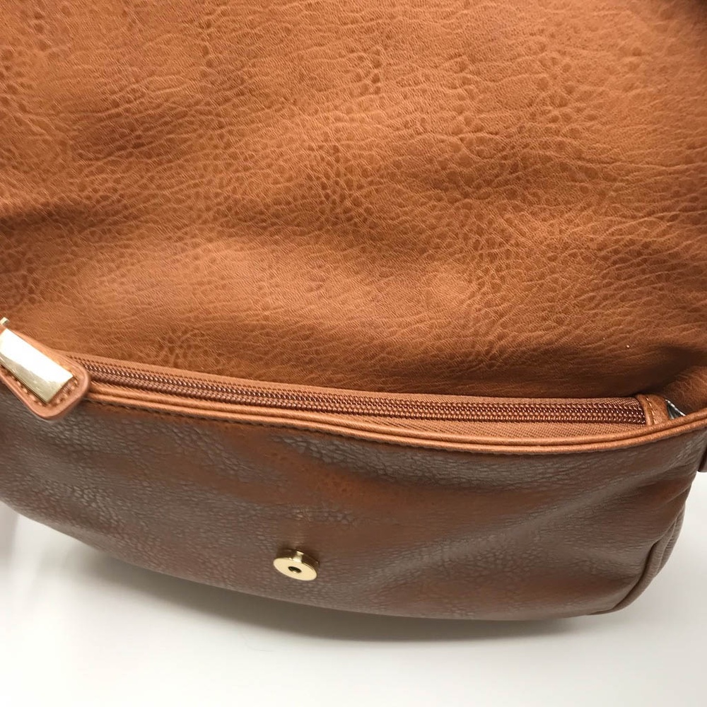 Moda Luxe Brown Crossbody Shoulder Bag - Picture 4 of 8